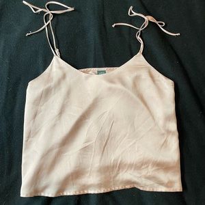 Silk Top with Ties